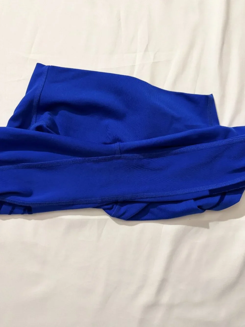 ALO Yoga Flocked High Waist Moto Legging Small Royal Blue